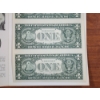 Image 9 : Uncut Sheet of 1999 United States $1 Federal Reserve Bureau of Engraving & Printing ~ $4 Face Value