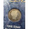 Image 2 : 2 - 1916 United States Silver Dimes Double Date In Holder - Mercury & Barber Dimes 