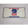 Image 4 : "2nd Amendment" License Plate & "God Bless America" Metal Hanging Sign