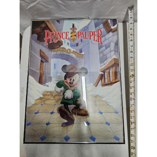 Mickey Mouse - Prince and the Pauper Framed Poster