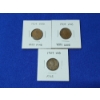 Image 1 : x3 1909 V.B.D. Lincoln Cents: Very Fine, Very Good, Fine