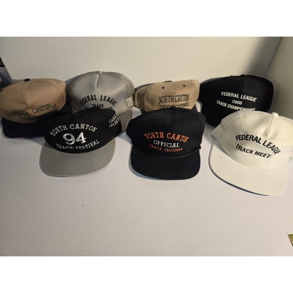 (7) North Canton Track Hats