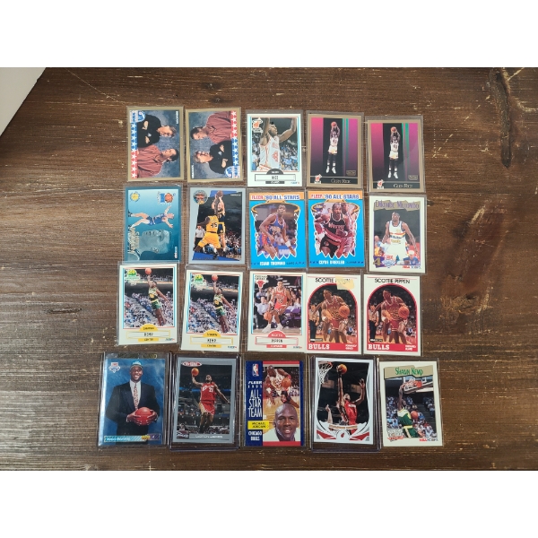 Lot of 20 Assorted Early 90's Basketball Trading Cards