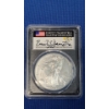 Image 1 : 2021-W PCGS SP70 Type 2 First Day Of Issue 1 oz Burnished Silver American Eagle - Signed 
