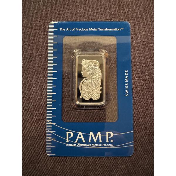 INCREDIBLE 20 Gram Pamp Suisse 20 Gram .9995 Platinum Bar - Mint Condition