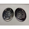 Image 3 : 2 - Large Silverplate Footed Serving Trays - 16" X 12" & Weighs 3.5 Pounds