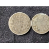 Image 5 : Two Small Foreign Silver Coins - Six Pence & 10 Cents - Both 1800's 
