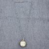 Image 1 : Nice Modern Webster Chalet Pocket Watch on Necklace Chain ~ Working Condition