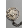 Image 4 : Lot Of Unique Jewelry Made With U.S Coins - 1936 Buffalo Nickel Necklace, Earrings & Roosevelt Dime 