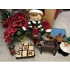 Image 15 : *Pick Up At Mantua Home-No Shipping Available*  Fake Poinsettia - Small 27 " Christmas Tree