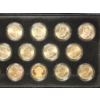 Image 2 : US Presidential Dollar Display Set Ft. Proofs - All Encapsulated - $20 Face Value