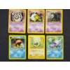 Image 1 : Lot of Six Assorted Neo Discovery Pokemon Trading Cards Including Unown & Poliwhirl