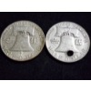 Image 4 : $1.00 Face Value in 90% Silver Franklin Half Dollars