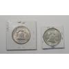 Image 2 : 1951 & 1952-D 90% Silver Franklin Half Dollars - AU Condition