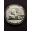Image 1 : 2014 Chinese Panda One Ounce .999 Fine Silver Coin In Holder - Mint Condition