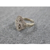Image 2 : BEAUTIFUL 14K WHITE GOLD DIAMOND RING ~ Weighs 5.3 Grams ~ Marked 585 ~ Size 10 ~ STUNNING STONES!