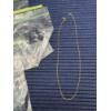 Image 2 : 4 Gold- Colored Solid Chains for Necklace - Sealed with a straw to prevent tangles - Great Shape!