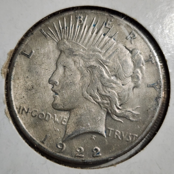 90% Silver United States 1922-S Peace Dollar ~ Silver Dollar Minted in San Francisco