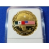 Image 4 : 2018 Donald Trump President of the U.S. "Build the Wall" U.S./Mexico Challenge Coin 