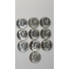 Image 1 : (10) Brilliant Uncirculated United States 90% Silver 1964 Kennedy Half Dollars - Face Value: $5.00
