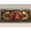 Image 2 : The Pyramid of Chichen Itza - Seven Wonders of the World .999 Gold Foil Note In Holder - Mint Condit
