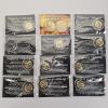 Image 3 : Assortment of Gold-Plated Wheat Cents with 1 Black Ruthenium Cent Coin FV: $.22 