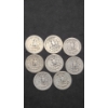 Image 2 : Assorted Years/Mint Marks 90% Silver Washington Quarters - Face Value: $ 2.00