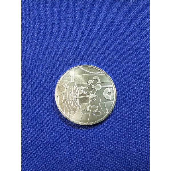 1928 Mickey Mouse Disney "Steamboat Willie" 1 oz .999 Fine Silver Round - Mint Condition