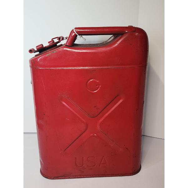 Vintage U.S.A. / Q.M.C. Metal Gas Can