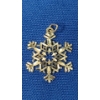 Image 1 : 14K Gold Snowflake Pendant - Weight: 1.1g