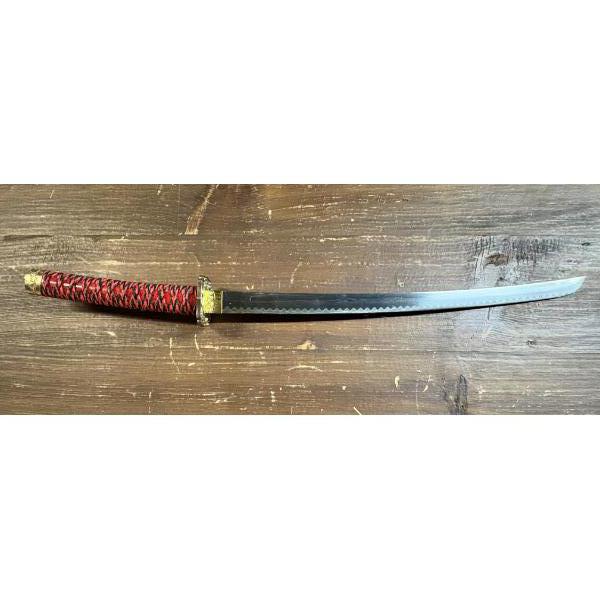 Samauri Sword with Red Scabbard - 29 inches 