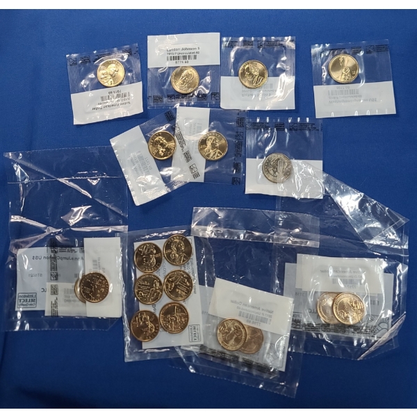 (19) Assorted United States Uncirculated Dollars In Sealed Littleton Packaging  - Sacagawea's & More