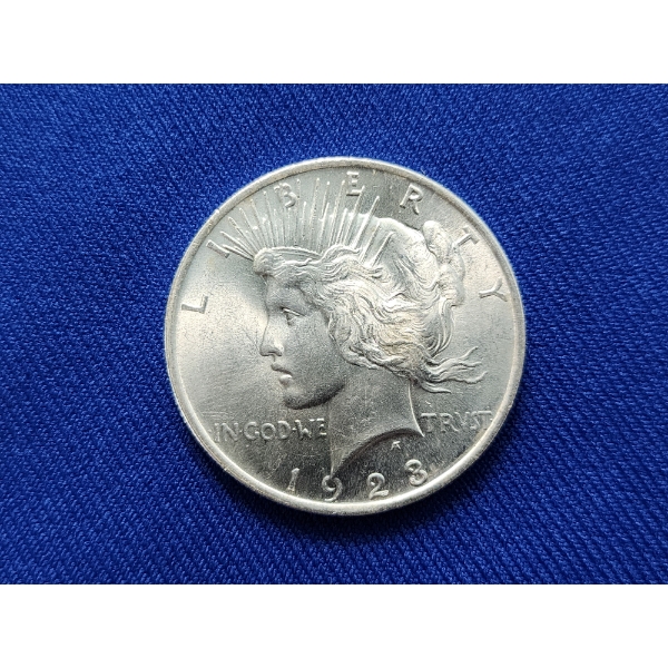 1923 90% Silver Peace Dollar in Excellent Condition