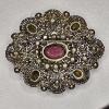 Image 9 : Three 1920-1960's Classic Vintage Costume Jewelry Brooches