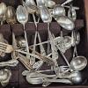 Image 4 : Vintage Normandy Rose Silver-Plated Flatware Canteen Set (5.6lbs)