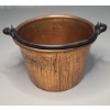 Image 2 : Antique 1874 Handcrafted Heavy Copper Apple Butter/Candy Kettle By D. Picking & Co. Bucyrus, Ohio