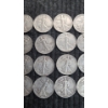 Image 5 : Tube Of (20) Assorted Years Walking Liberty 90% Silver Half Dollars $10 Face Value