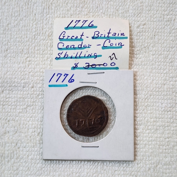 1776 Old Copper-Plated Coin - See Description!