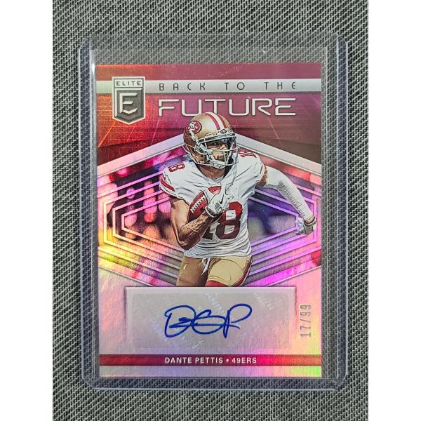 2019 Panini Dante Pettis No.BFS-DP Autograph Trading Card NUMBERED 17/99