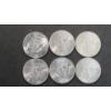 Image 2 : (6) United States 90% Silver Kennedy Half Dollars - Some AU Condition - Face Value: $3.00