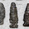 Image 7 : EARLY AMERICAN! Antique Assortment of Native American Stone Artifacts including Arrow/Spear Heads