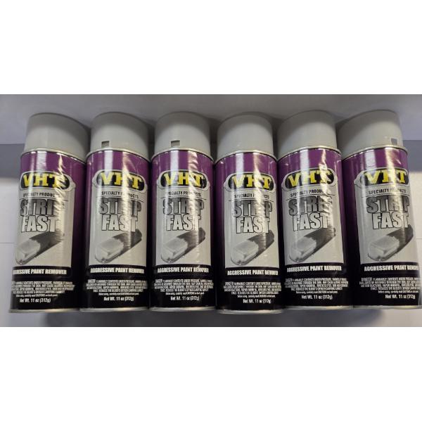 Six Brand New 11Oz Cans Of VHT Strip Fast Aggressive Paint Remover