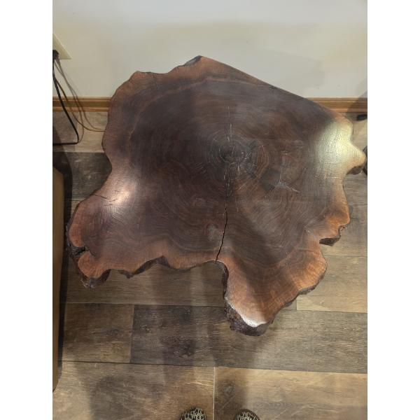 Live Edge One Of A Kind Burl Side Table
