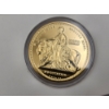 Image 6 : 1839 Great Britian "Una and the Lion" 5 Pounds Gold-Tone Copy Coin - TESTS AS STERLING! See Photos! 