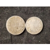 Image 4 : Two Small Foreign Silver Coins - Six Pence & 10 Cents - Both 1800's 