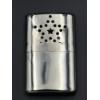 Image 3 : Vintage Stainless-Steel Hand Warmer in Red Pouch & Framed Stamp Displays (2) 