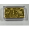 Image 1 : Donald Trump Presidential Gold Plated One Ounce Bar in Protective Holder - Mint