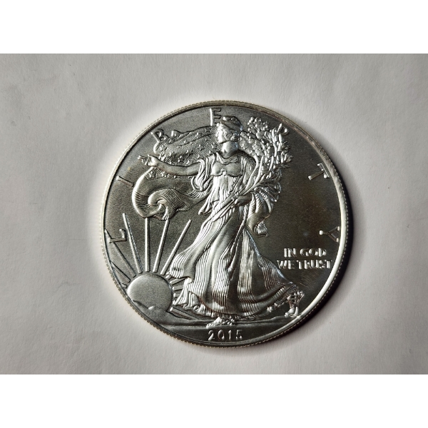 2015 American Eagle 1 Oz Fine Silver Round