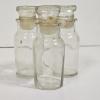 Image 1 : Three 4" Apothecary Bottles In An 18" Storage Bin