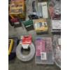 Image 3 : Large Storage Container With New Hardware Items Including Wire, Cords, Filters, Electrical Testers &